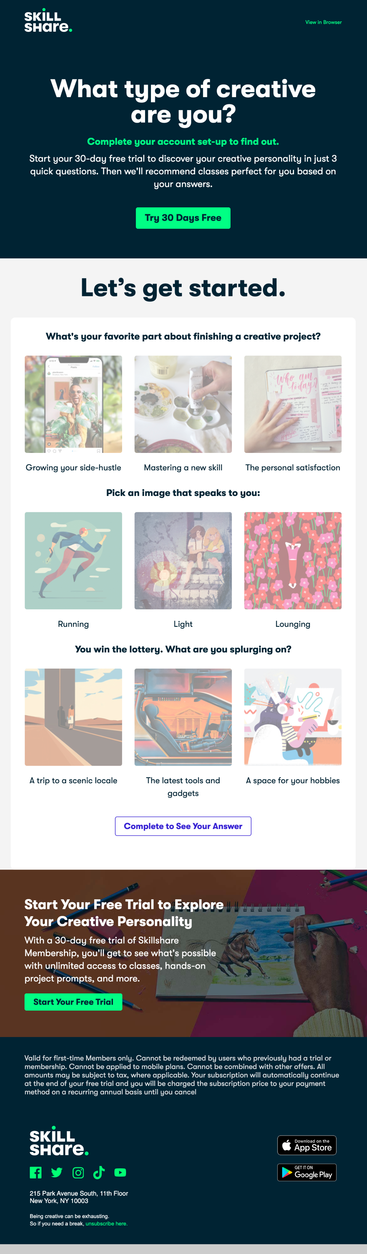 Skillshare Email Design Thumbnail Preview