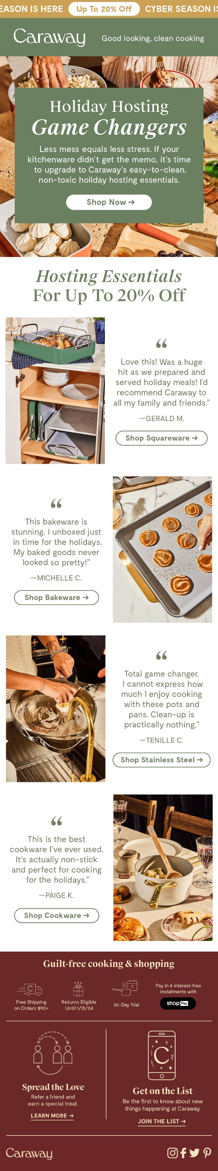 Caraway Email Design Thumbnail Preview