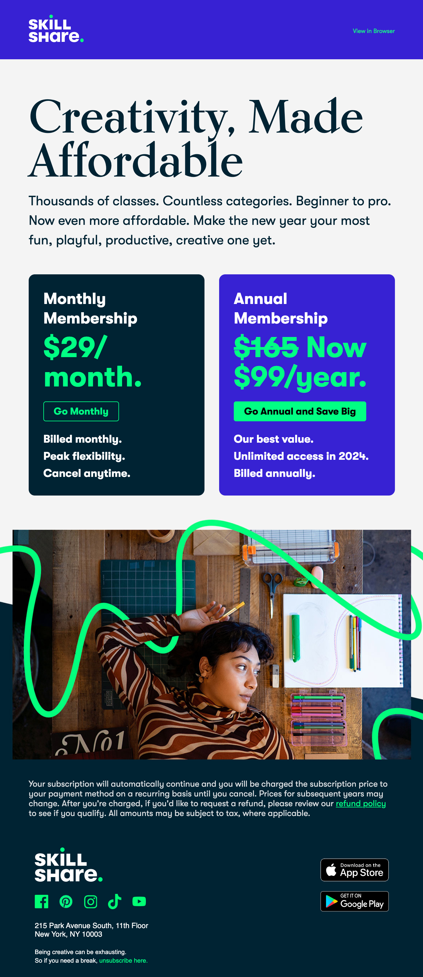 Skillshare Email Design Thumbnail Preview