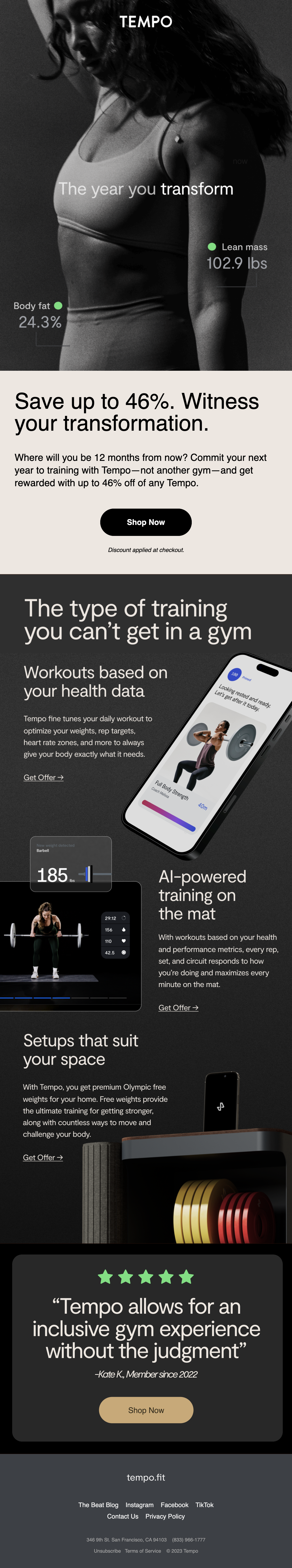 Tempo Email Design Thumbnail Preview