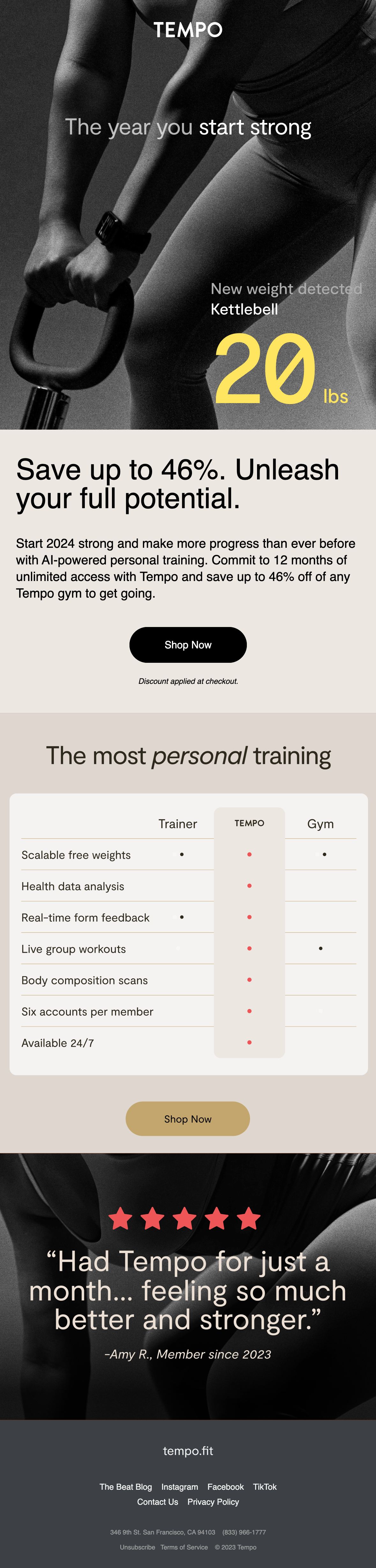 Tempo Email Design Thumbnail Preview