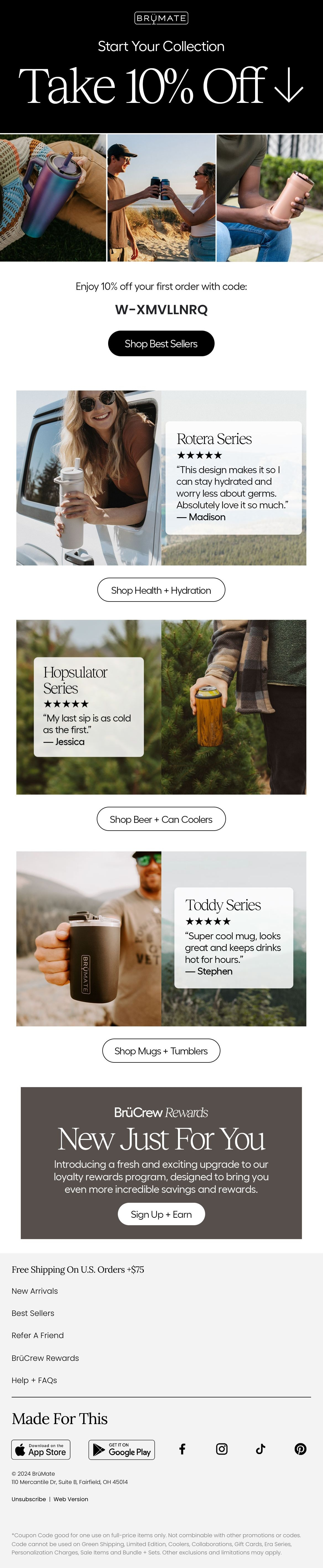 BrüMate Email Design Thumbnail Preview