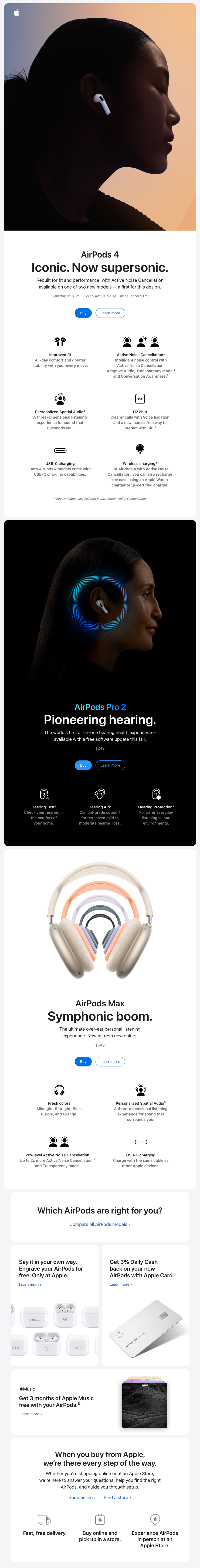 Apple Email Design Thumbnail Preview