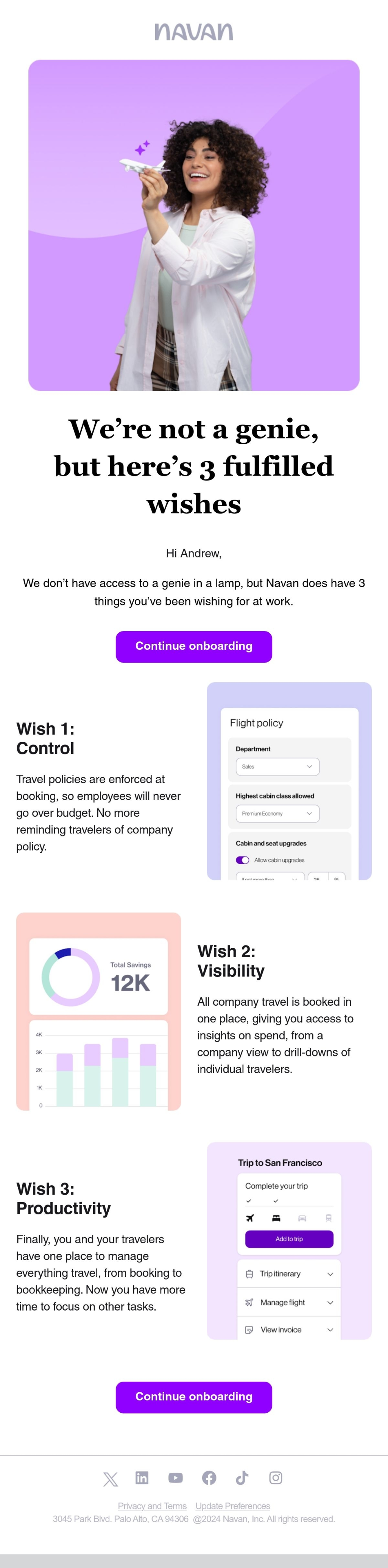 The Navan Team Email Design Thumbnail Preview