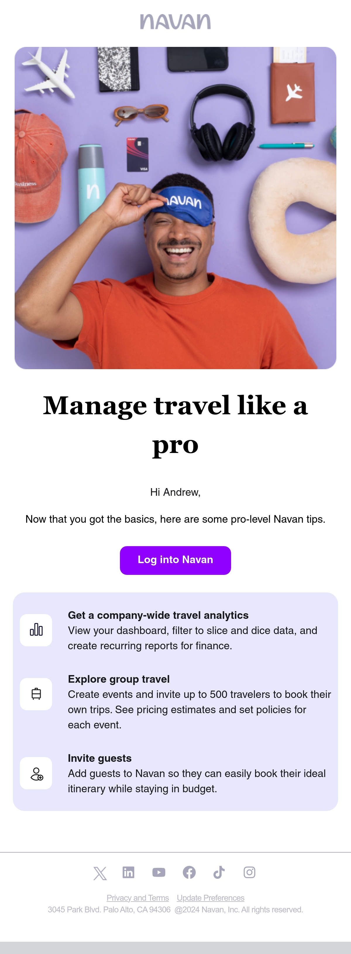 The Navan Team Email Design Thumbnail Preview