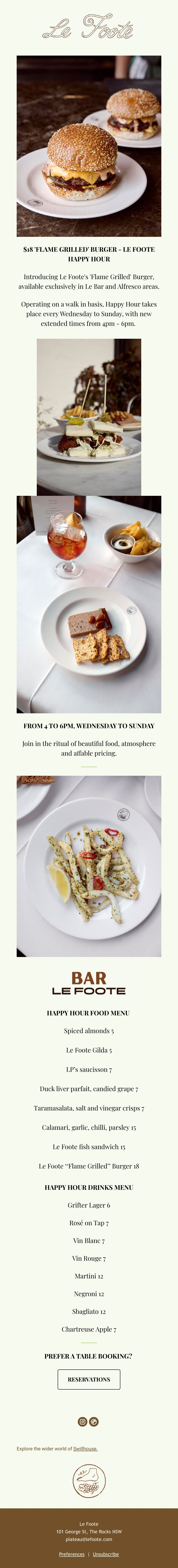 Le Foote Email Design Thumbnail Preview