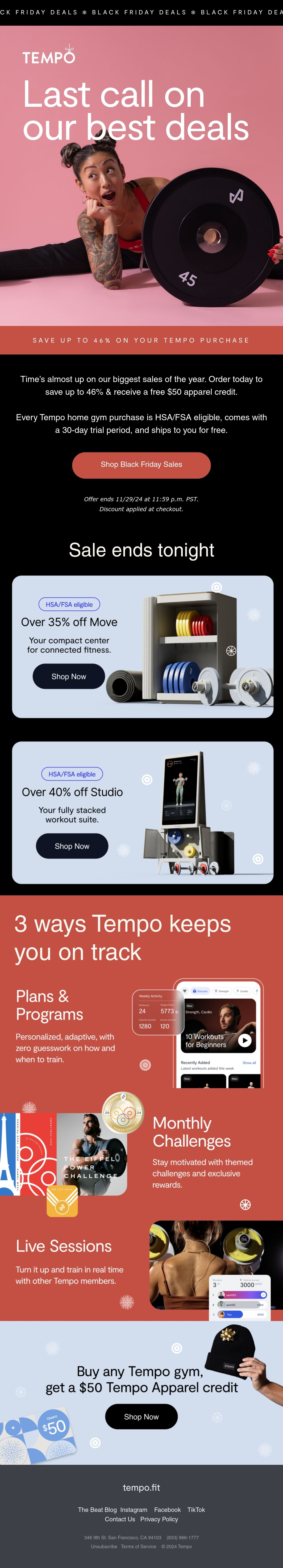 Tempo Email Design Thumbnail Preview