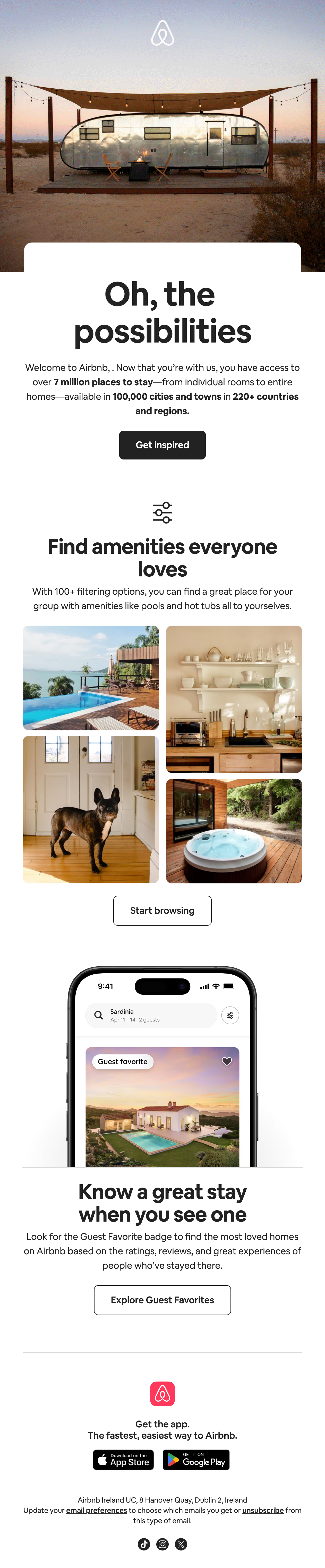 Airbnb Email Design Thumbnail Preview