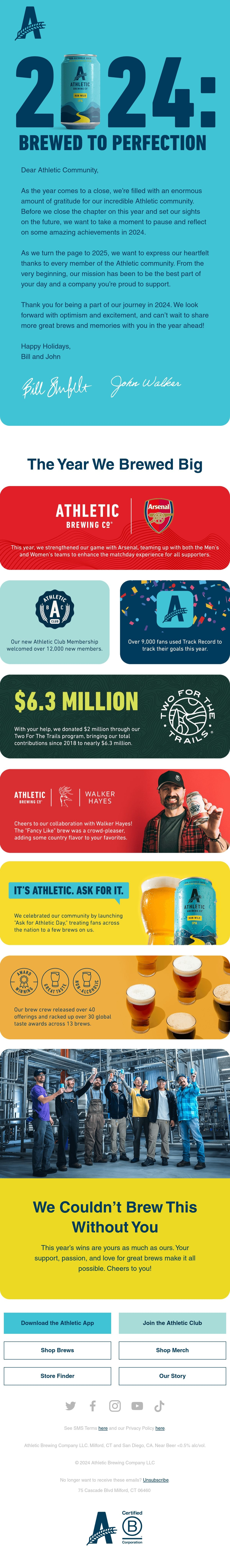 Athletic Brewing Company Email Design Thumbnail Preview