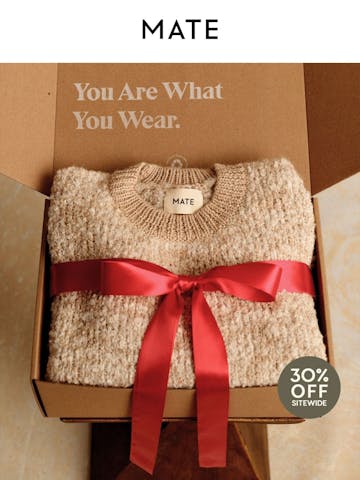 MATE the Label Email Design Thumbnail Preview