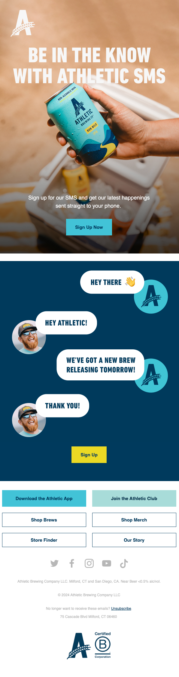 Athletic Brewing Company Email Design Thumbnail Preview