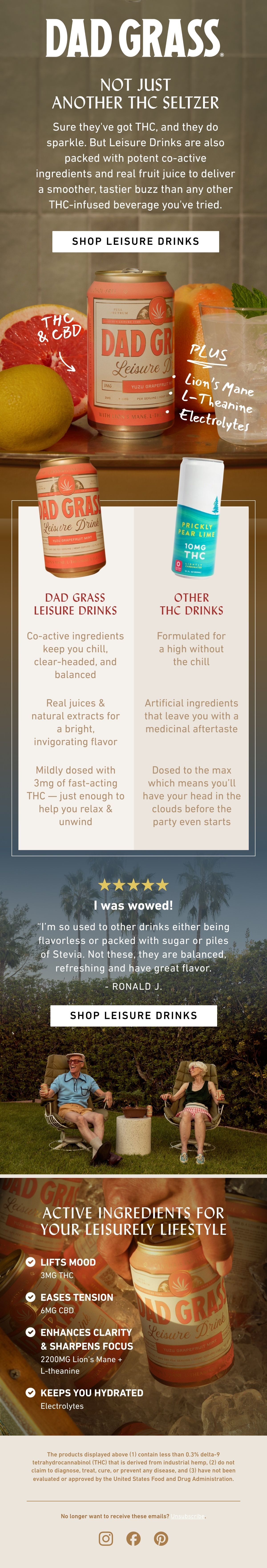 Dad Grass Email Design Thumbnail Preview