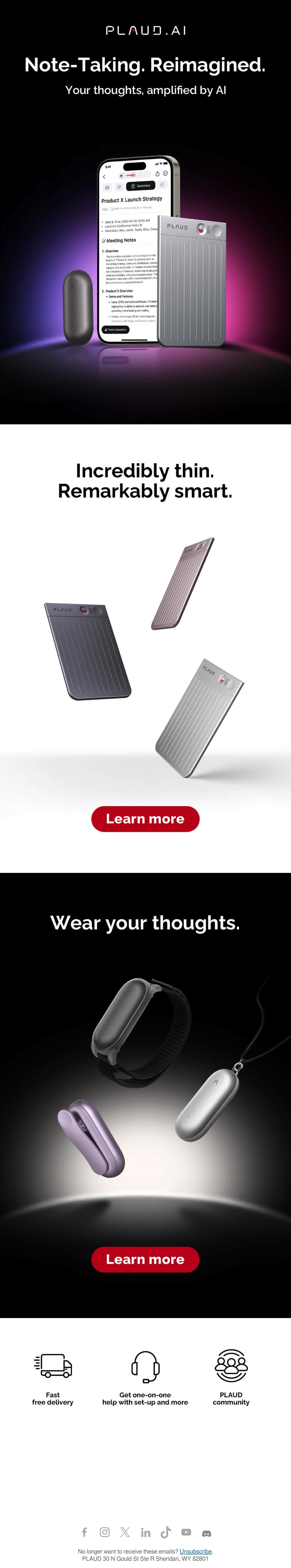 Email Inspiration from PLAUD Thumbnail Preview