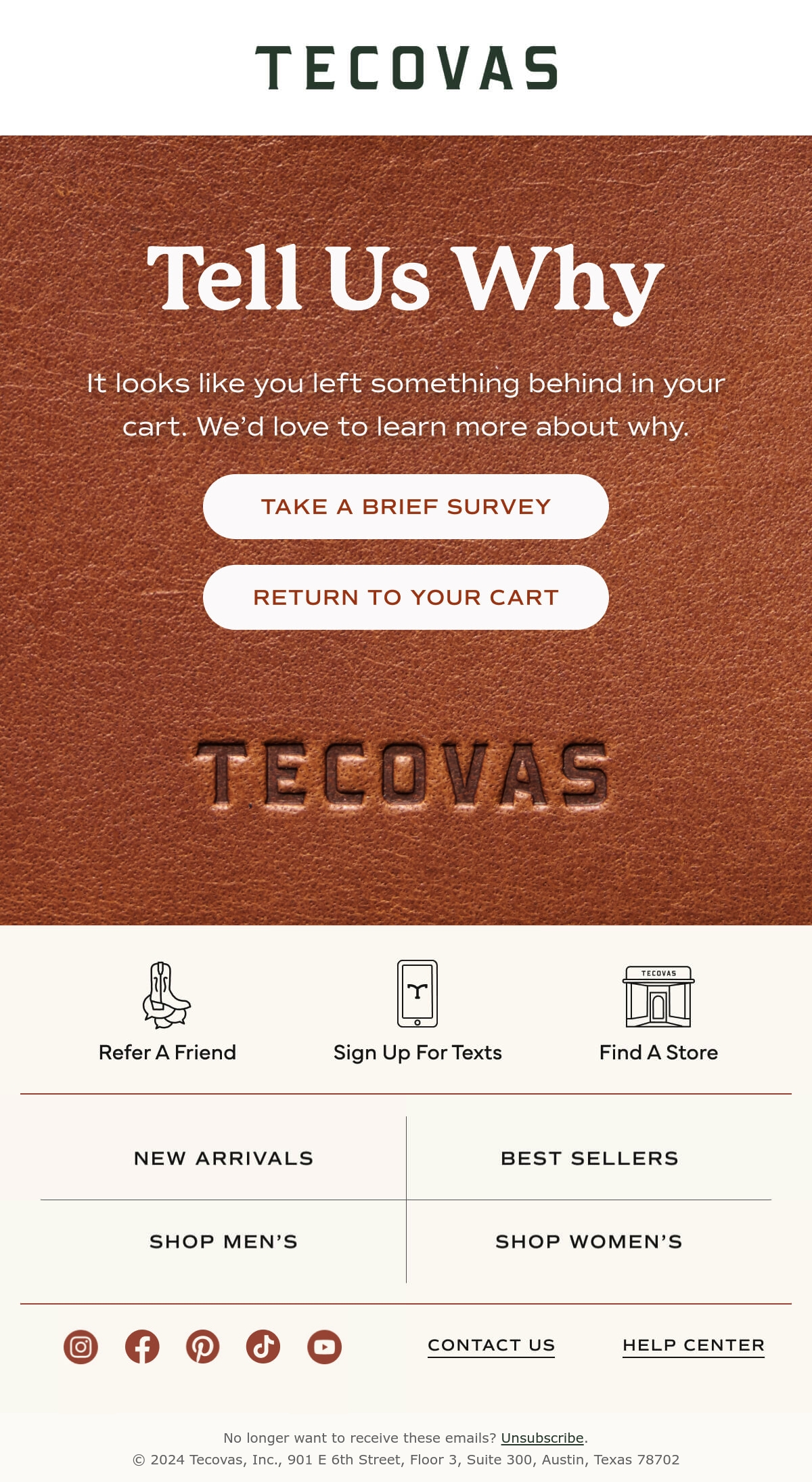 Email Inspiration from Tecovas Thumbnail Preview
