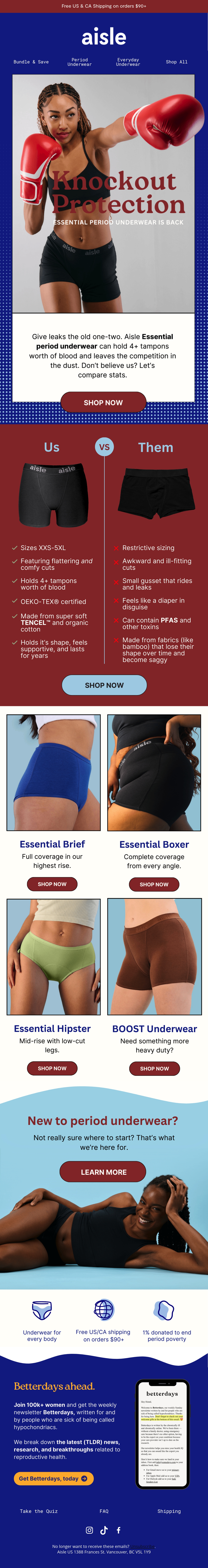 Email Inspiration from Aisle Thumbnail Preview