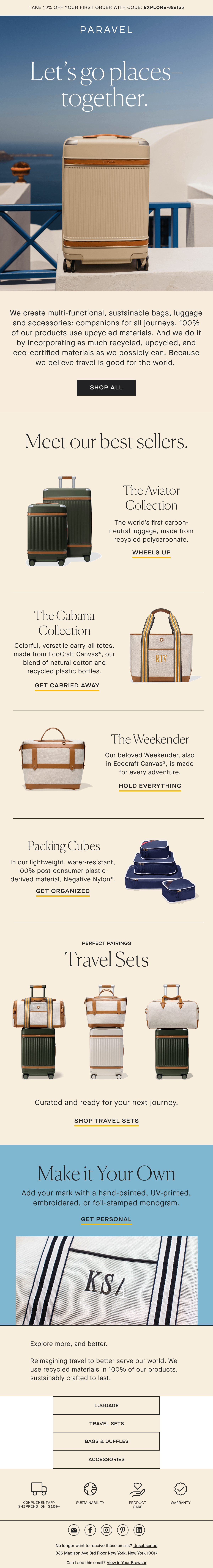 Email Inspiration from Paravel Thumbnail Preview
