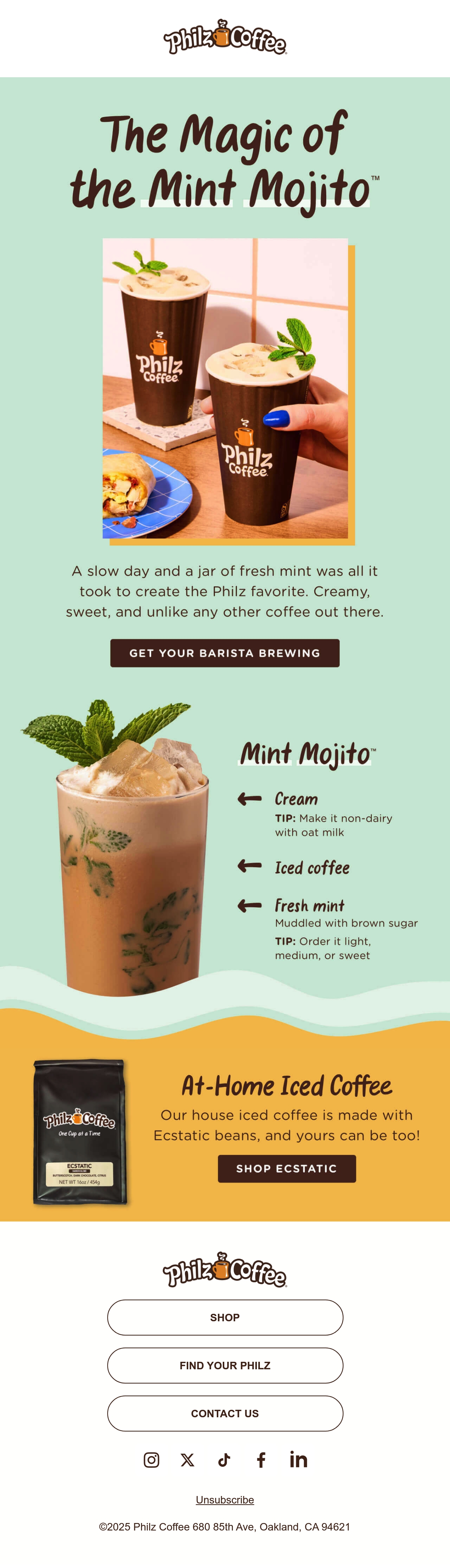 Email Inspiration from Philz Coffee Thumbnail Preview