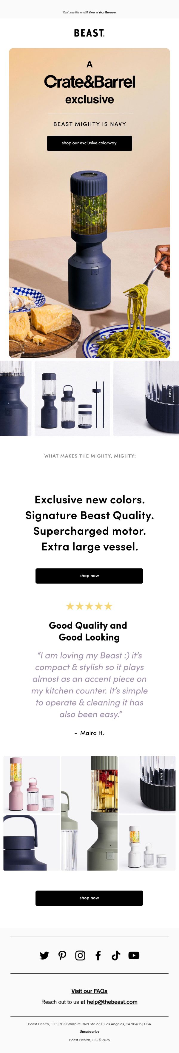 Email Inspiration from Beast Health Thumbnail Preview