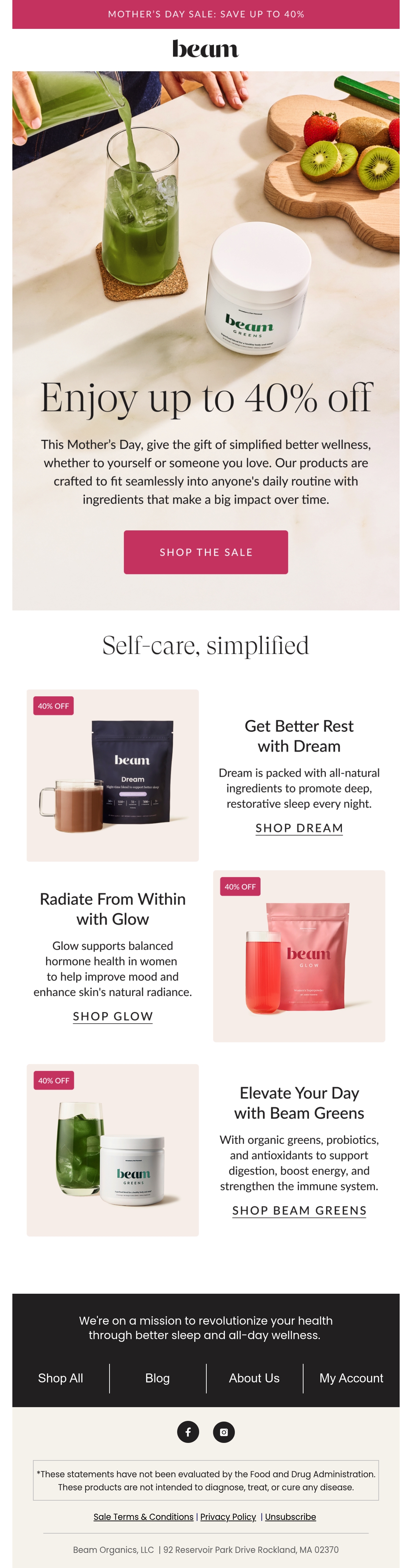 Email Inspiration from Beam Thumbnail Preview