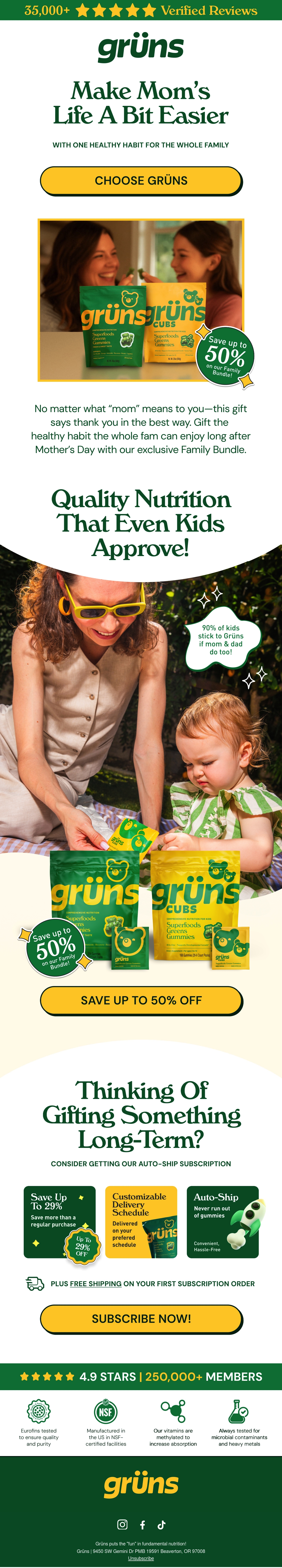 Email Inspiration from Grüns Thumbnail Preview