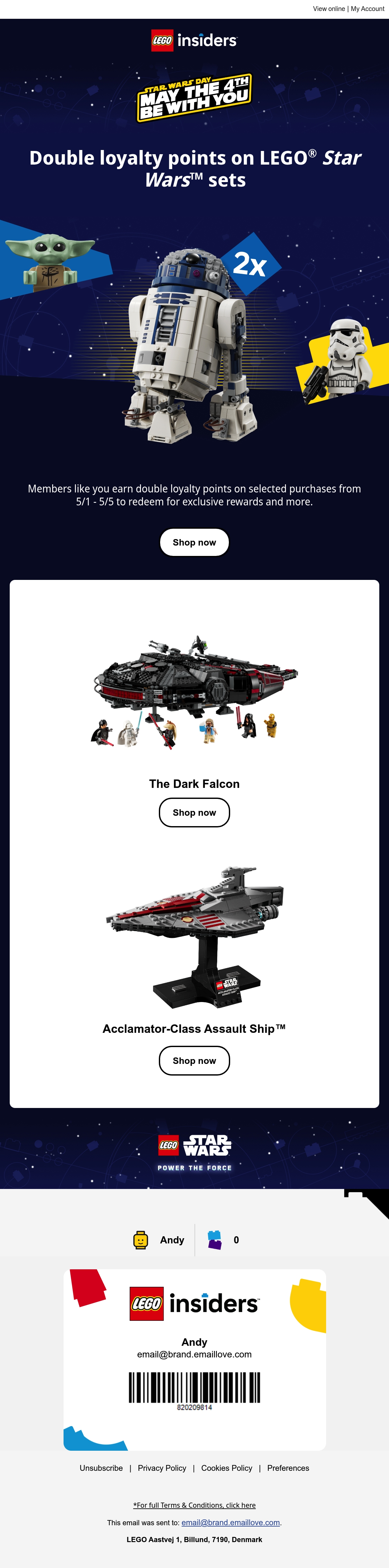 Email Inspiration from LEGO® News Thumbnail Preview