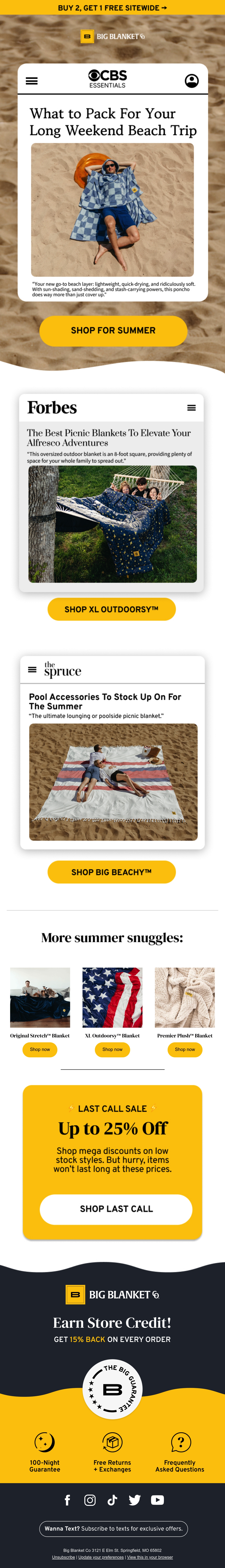 Email Inspiration from BIG BLANKET CO Thumbnail Preview