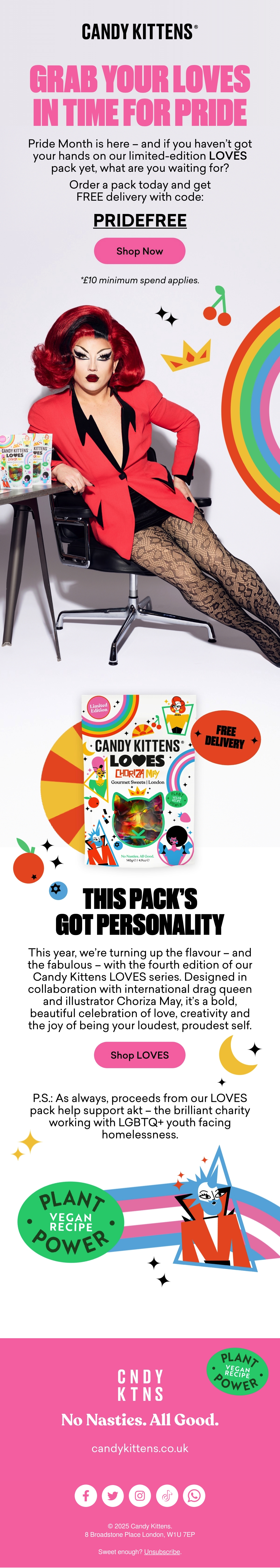 Email Inspiration from Candy Kittens Thumbnail Preview