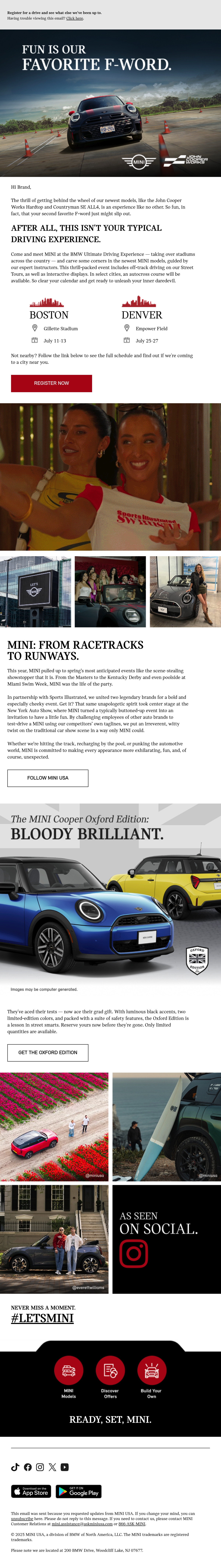 Email Inspiration from MINIUSA Thumbnail Preview