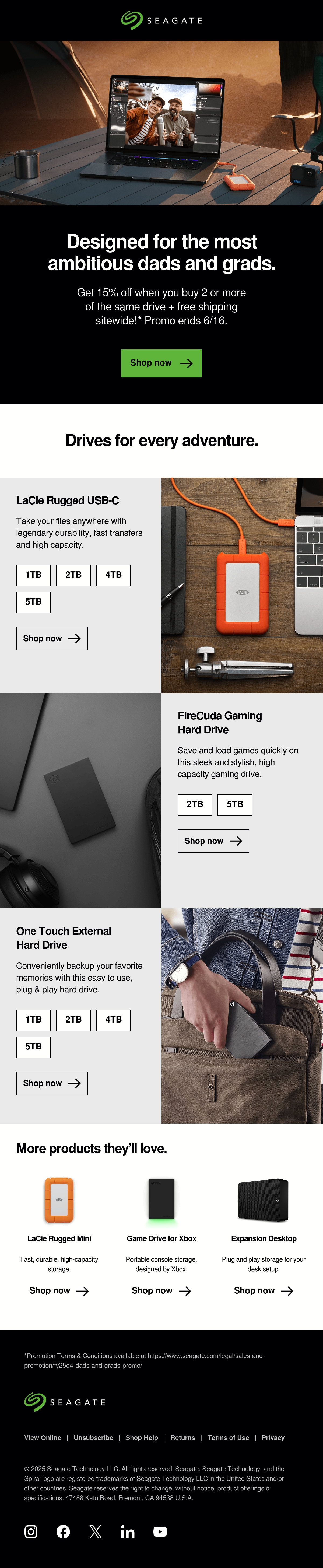 Email Inspiration from Seagate Technology Thumbnail Preview