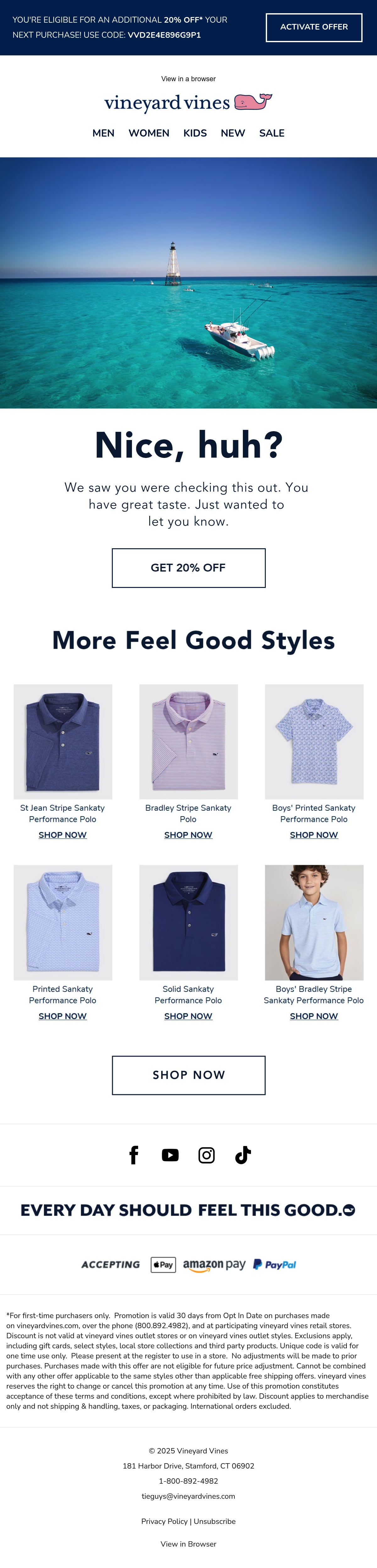 Email Inspiration from vineyard vines Thumbnail Preview