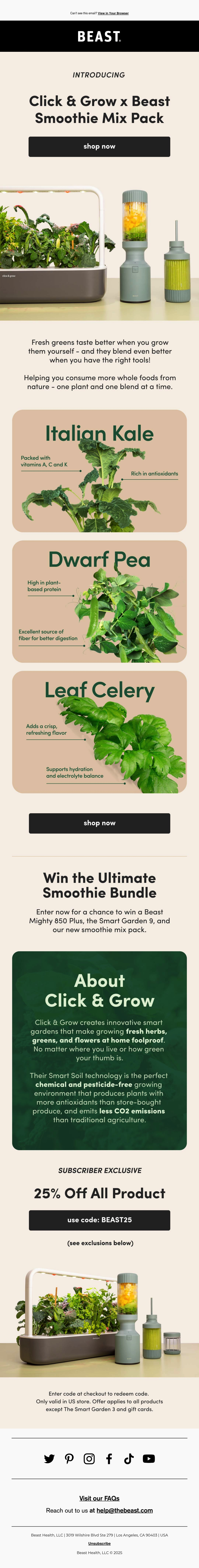 Email Inspiration from Beast Health Thumbnail Preview