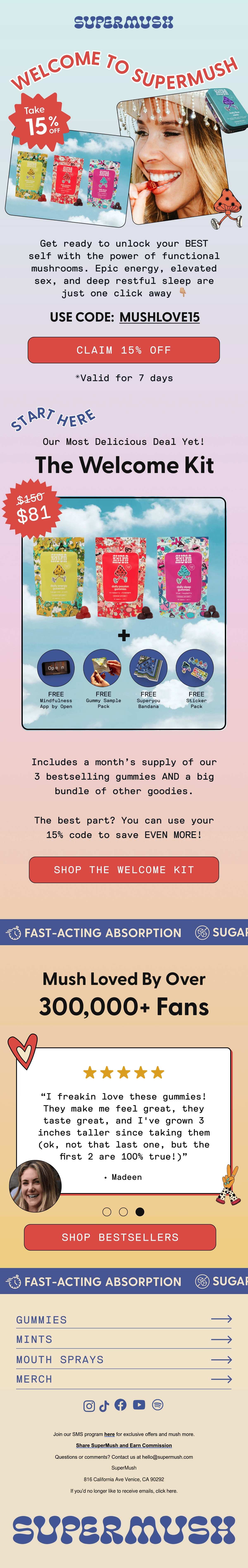 Email Inspiration from SuperMush Thumbnail Preview