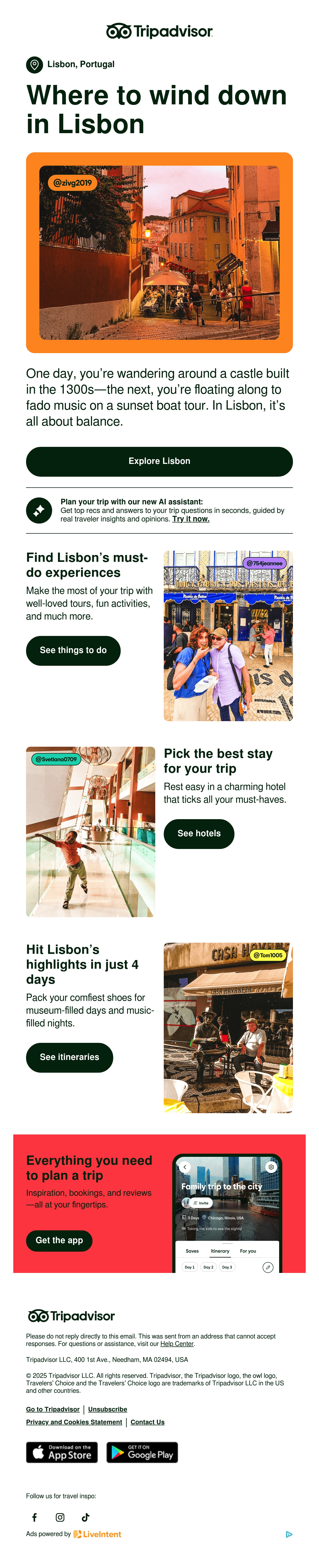 Email Inspiration from Tripadvisor Thumbnail Preview
