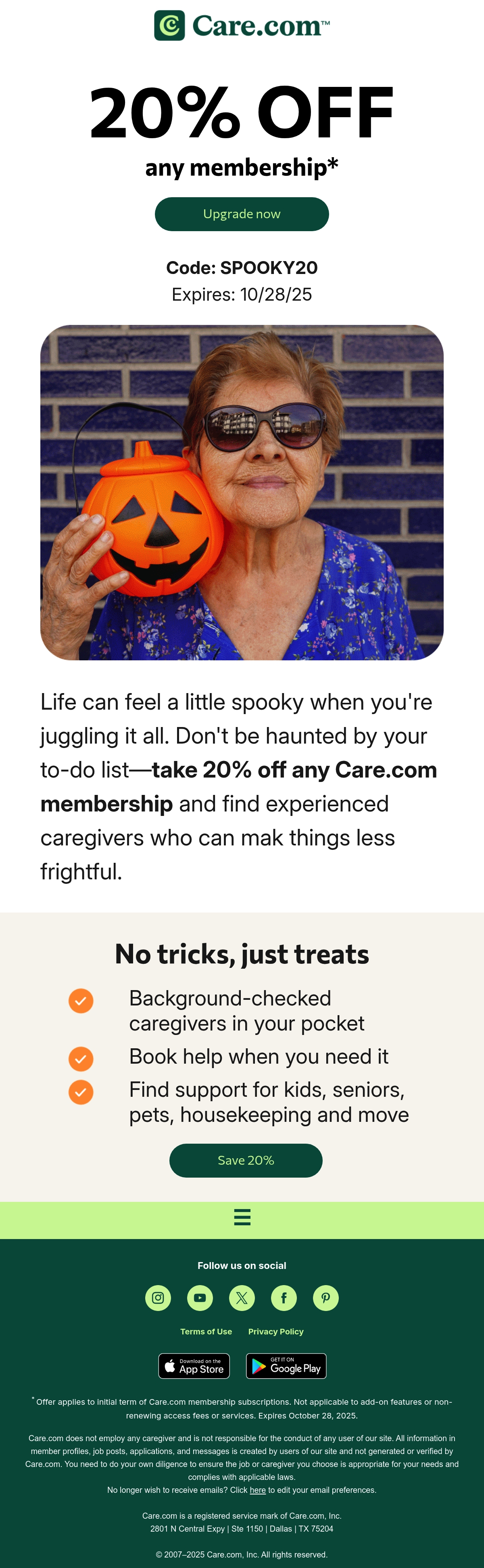 Email Inspiration from Care.com Thumbnail Preview