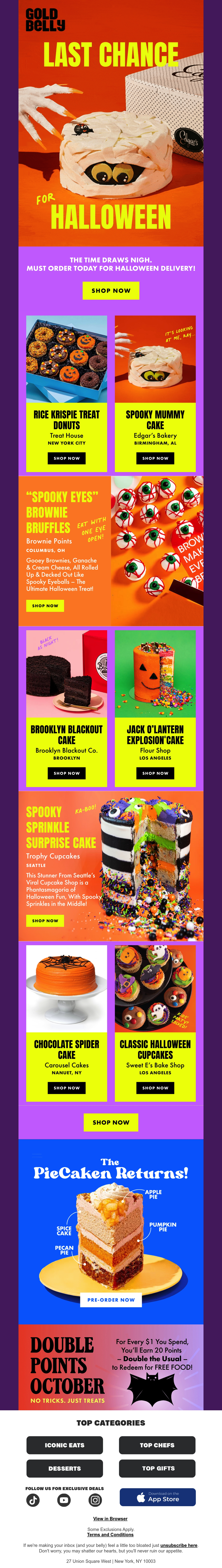 Email Inspiration from Goldbelly Thumbnail Preview