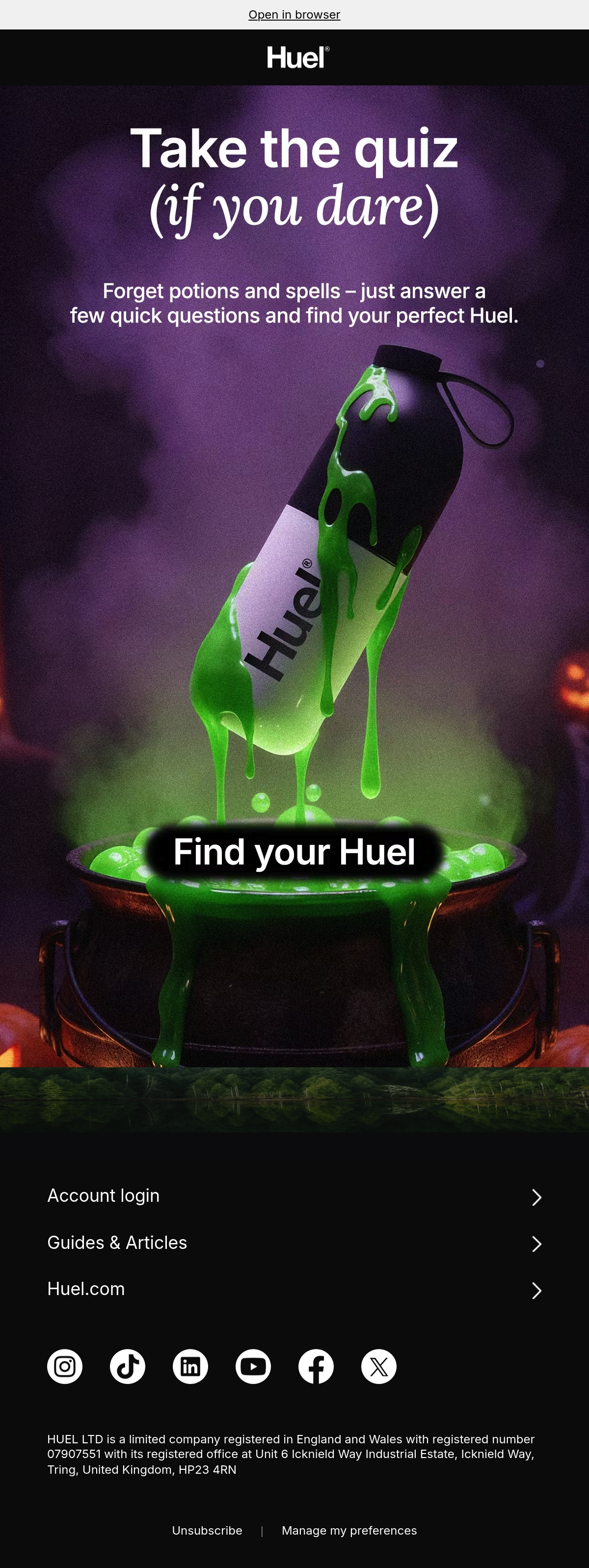 Email Inspiration from Huel Thumbnail Preview