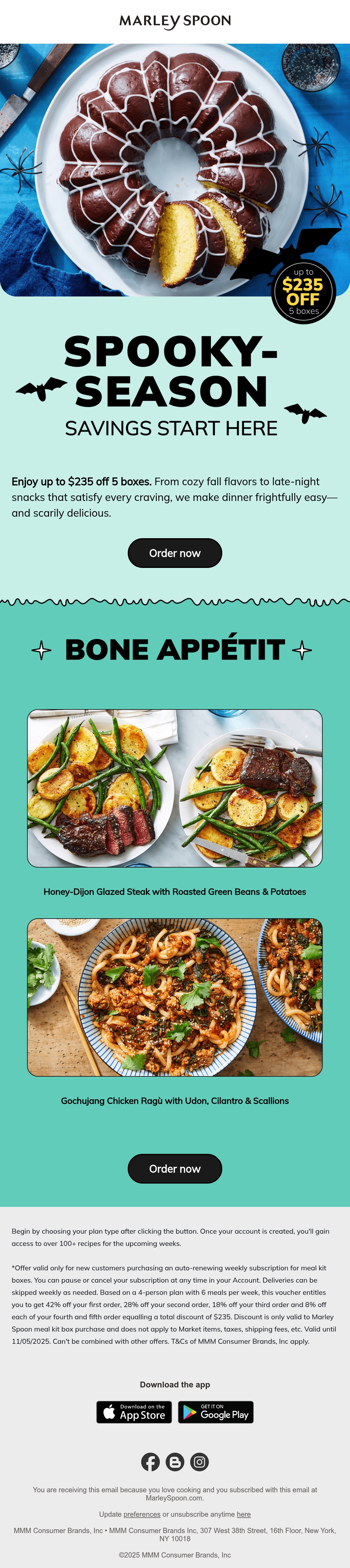 Email Inspiration from Marley Spoon Thumbnail Preview