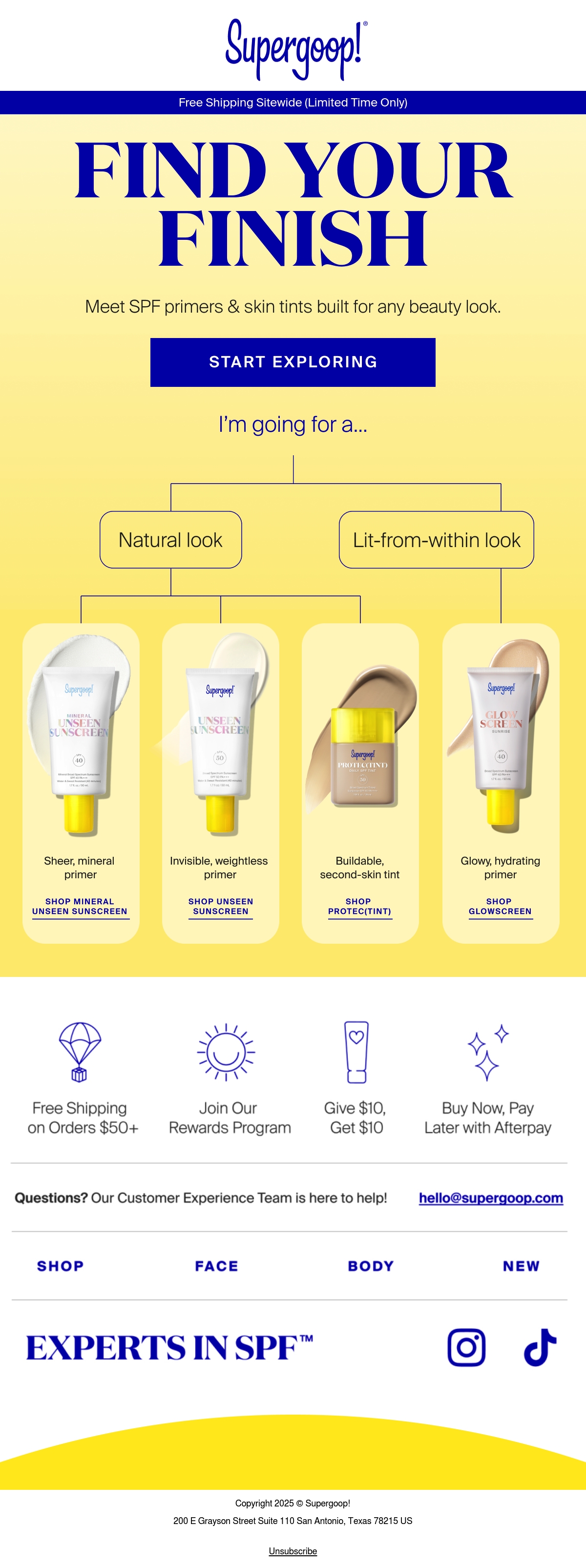 Email Inspiration from Supergoop! Thumbnail Preview