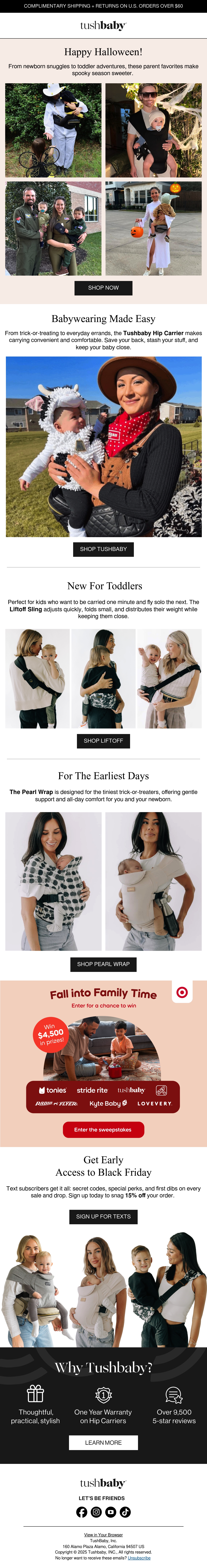 Email Inspiration from Tushbaby Thumbnail Preview