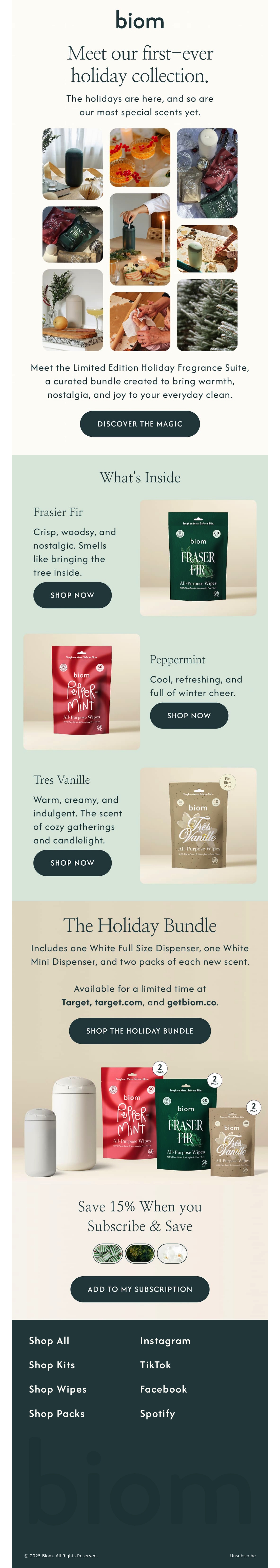 Email Inspiration from biom Thumbnail Preview