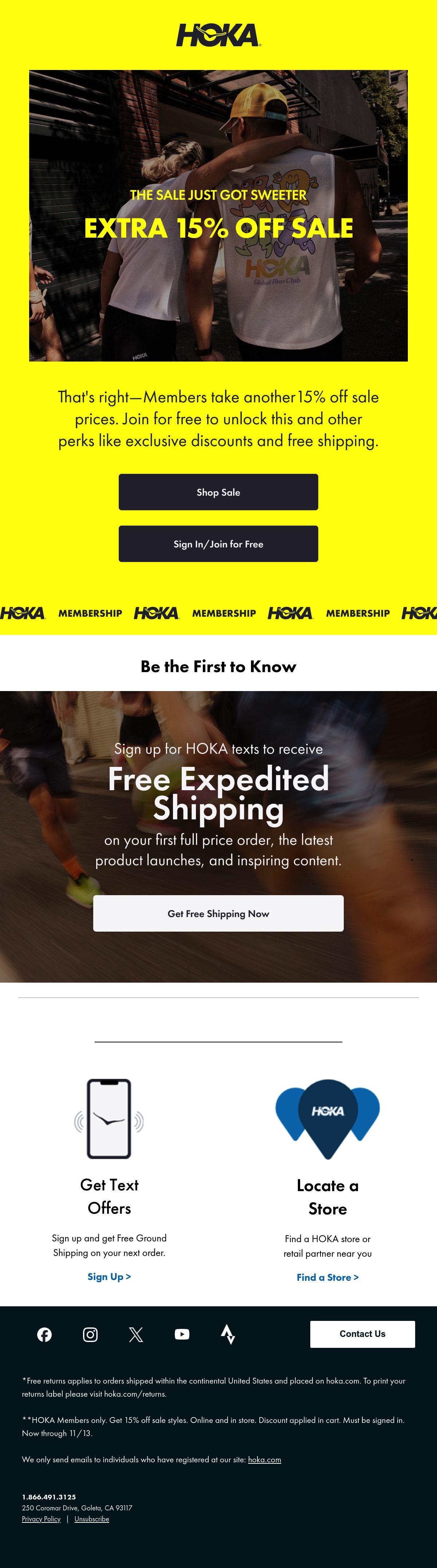 Email Inspiration from HOKA® Thumbnail Preview