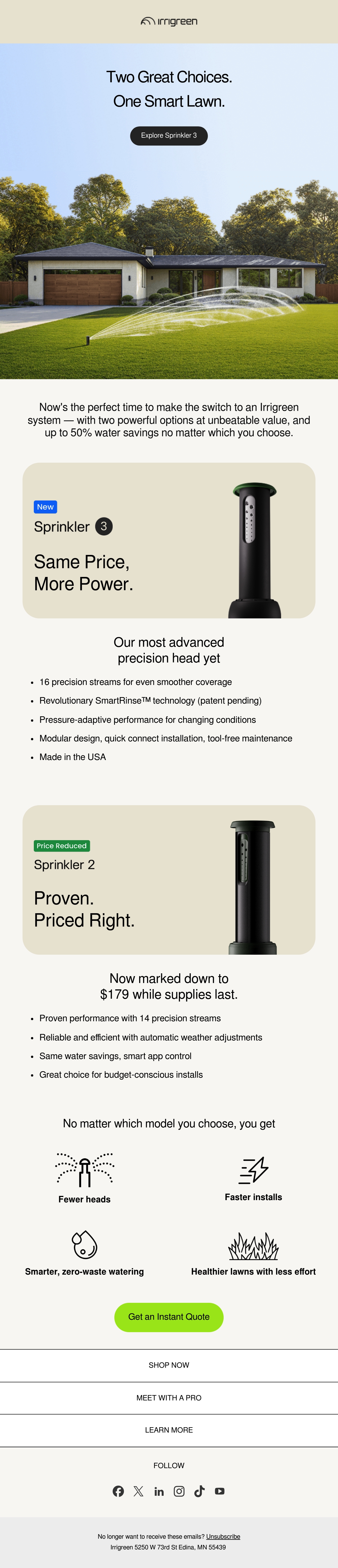 Email Inspiration from Irrigreen Thumbnail Preview