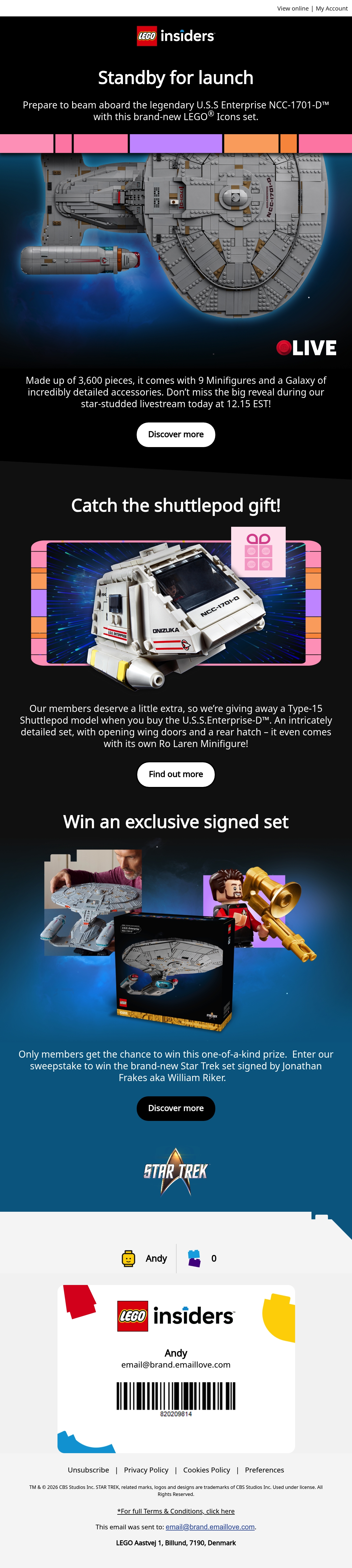 Email Inspiration from LEGO® News Thumbnail Preview