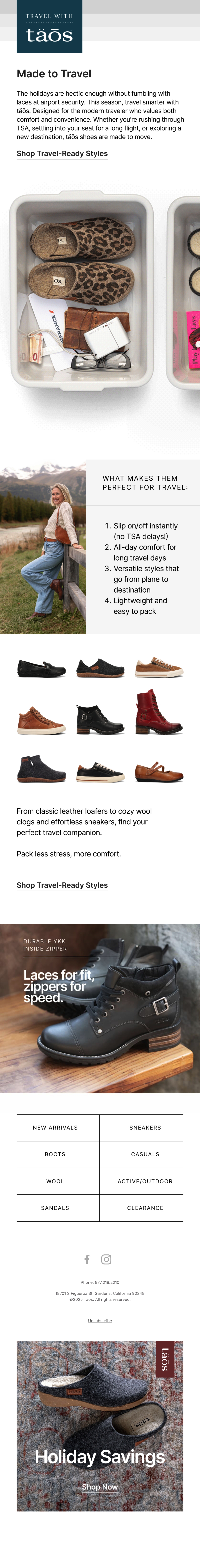 Email Inspiration from Taos Footwear Thumbnail Preview