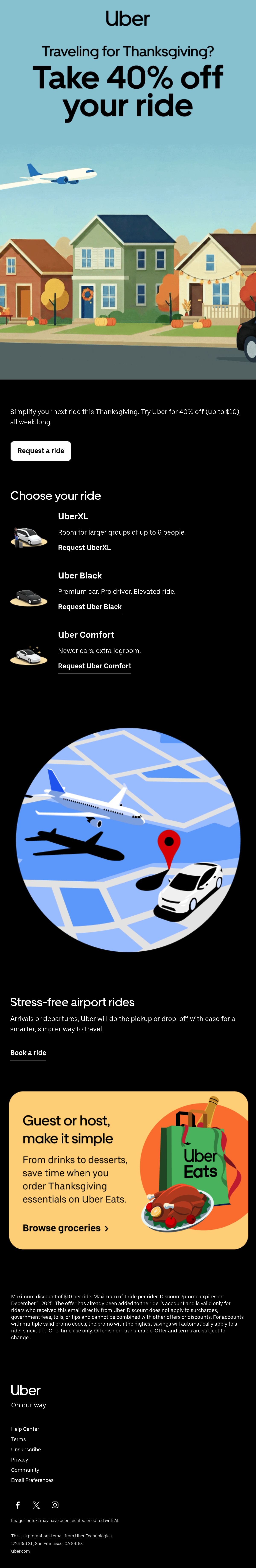 Email Inspiration from Uber Thumbnail Preview