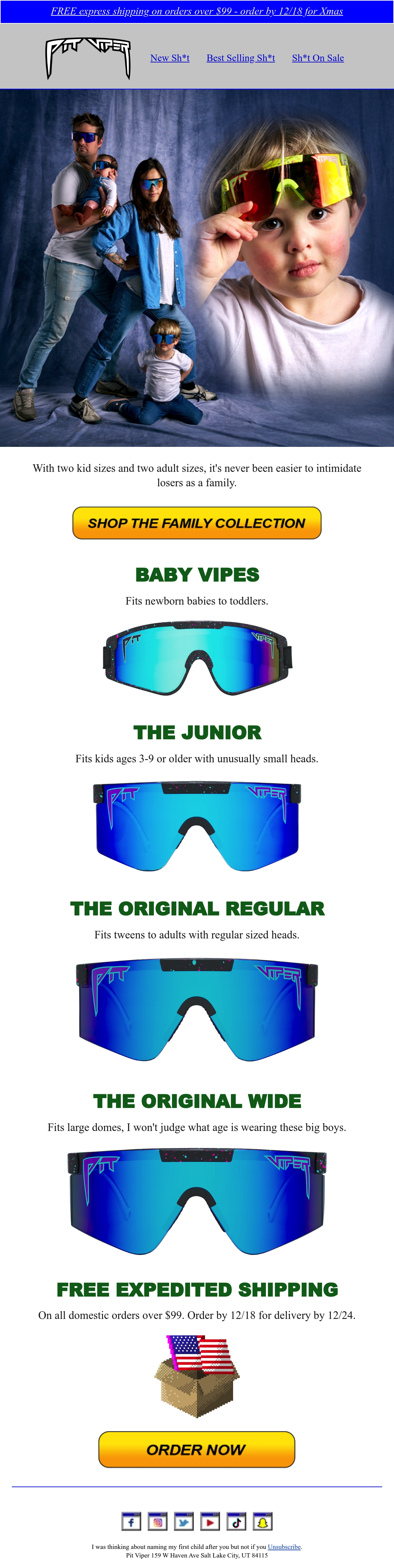 Email Inspiration from Pit Viper Thumbnail Preview