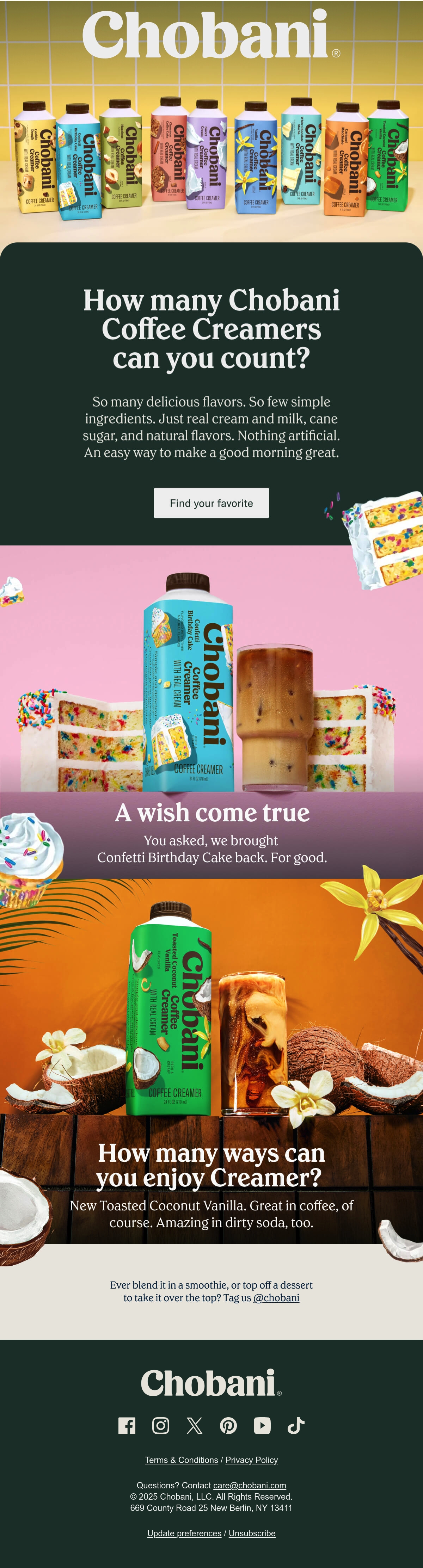 Email Inspiration from Chobani Thumbnail Preview