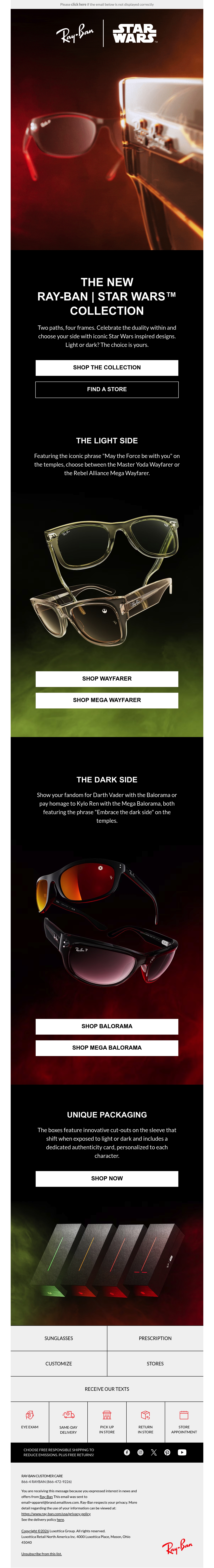 Email Inspiration from Ray-Ban Thumbnail Preview