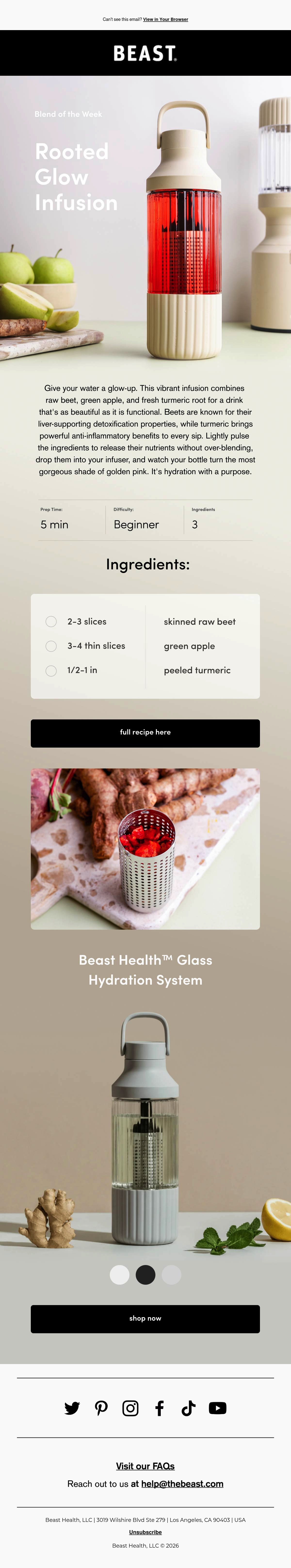 Email Inspiration from Beast Health Thumbnail Preview