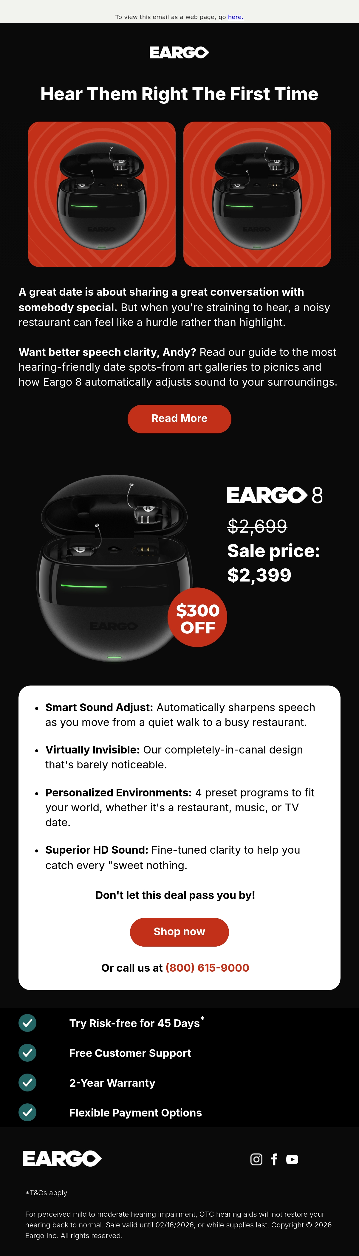 Email Inspiration from EARGO Thumbnail Preview